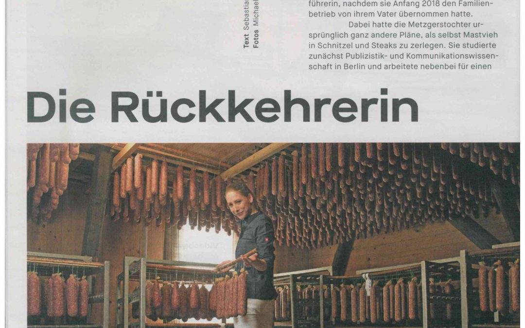 Die Rückkehrerin (orange, Handelsblatt, Ausgabe 2018/2019)