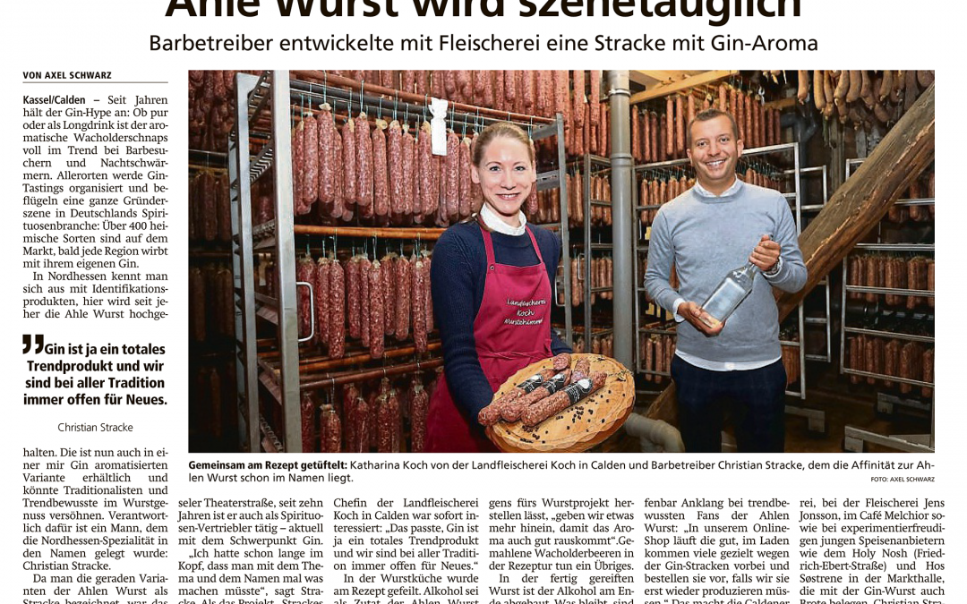 Gin-Stracke – Ahle Wurst wird szenetauglich (HNA, 13.06.2020)